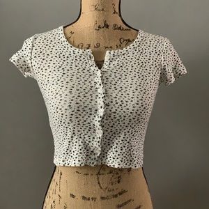 Brandy Melville style button up tee from Tilly’s!!